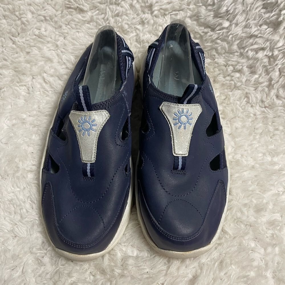 No Boundaries leather Navy Blue tracker sandals size 10 - Picture 11 of 11